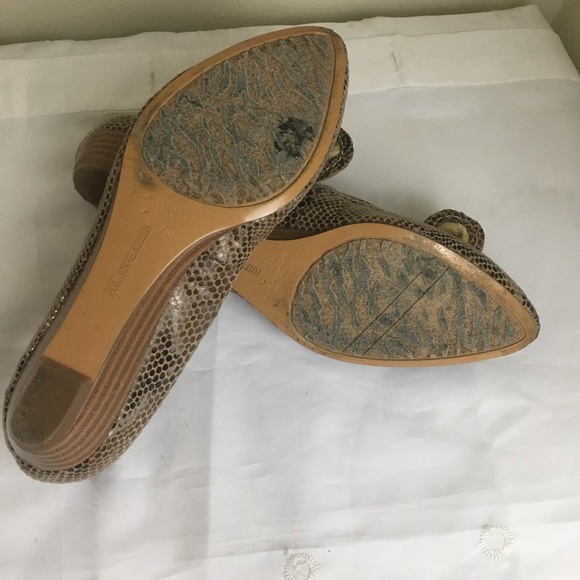 Anne Klein "Akadelie" snake print wedge shoes size - Picture 5 of 6